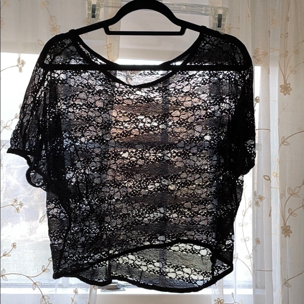 Pacsun Black Lace Shirt